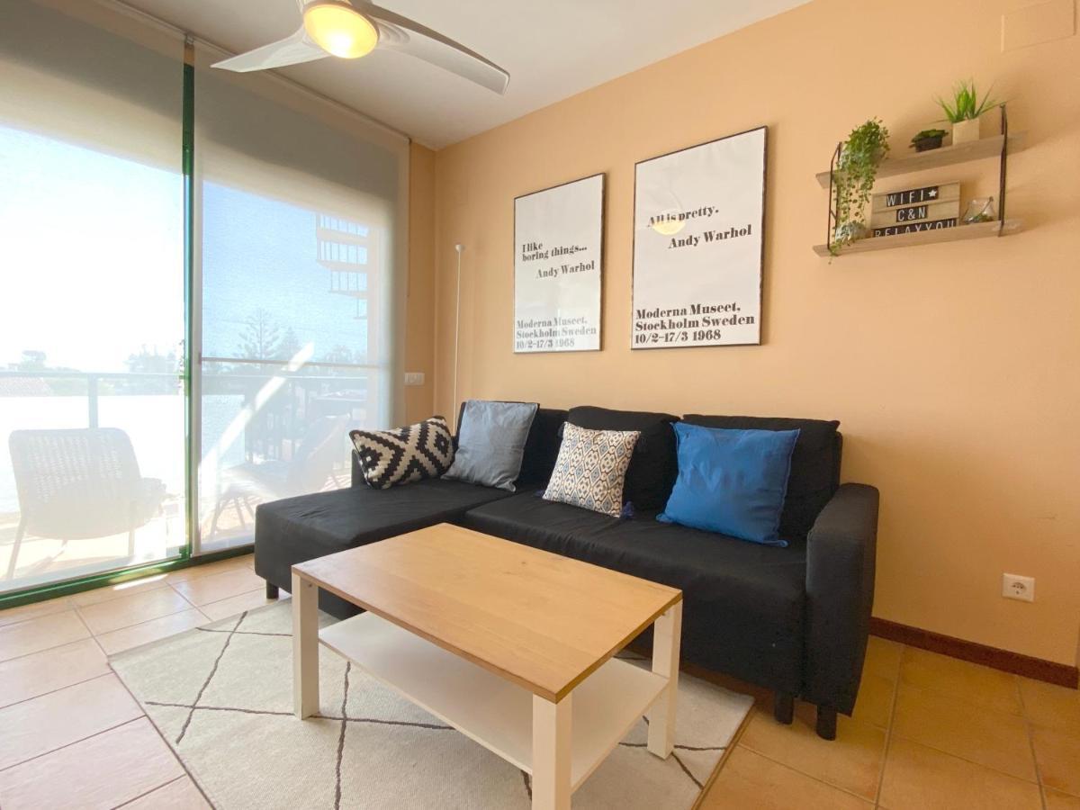 Ferienwohnung Vistas Al Mar Playa Eucaliptus, Con Solarium Privado L'Eucaliptus Exterior foto