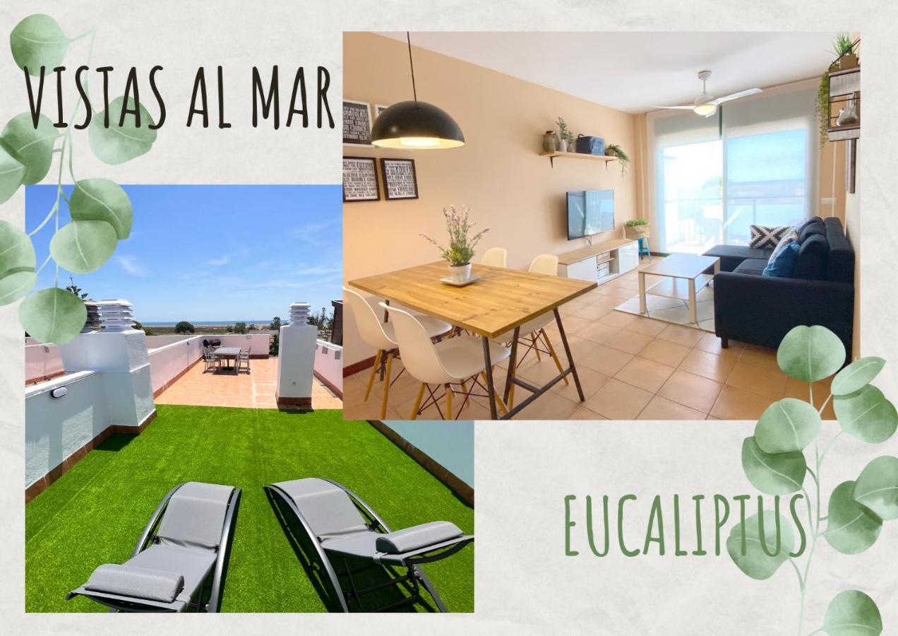 Ferienwohnung Vistas Al Mar Playa Eucaliptus, Con Solarium Privado L'Eucaliptus Exterior foto